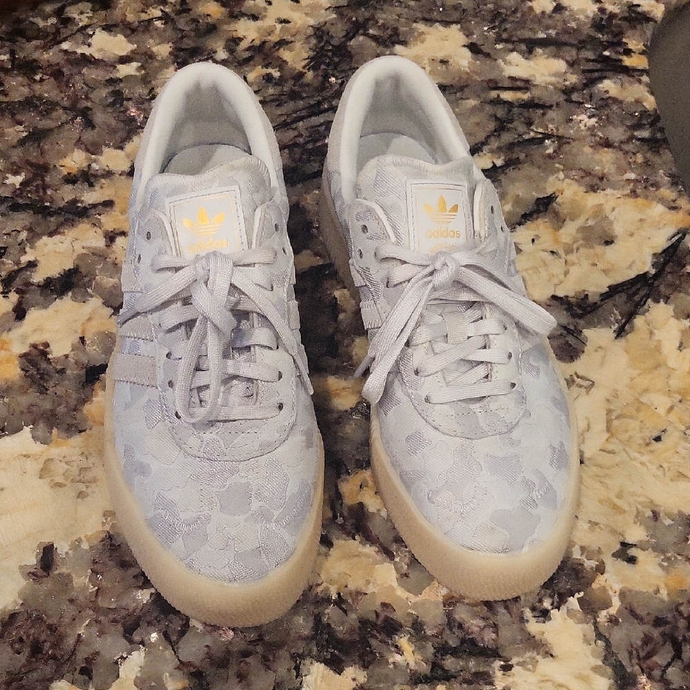Adidas Sambarose White Camo Platform